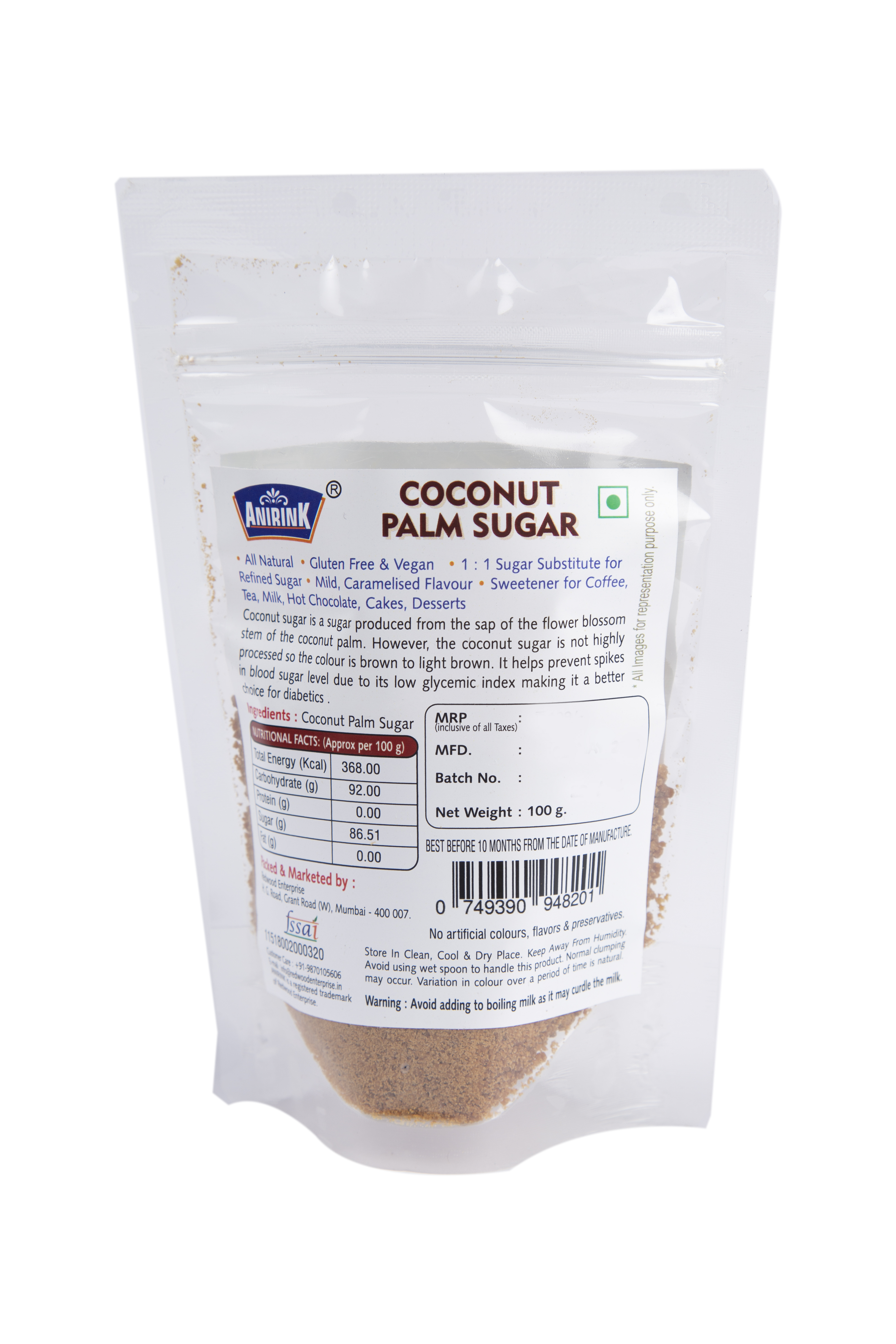 Coconut Palm Sugar – ANIRINK